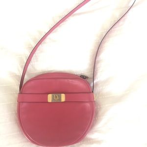Vintage Pink Dior Crossbody Bag Purse